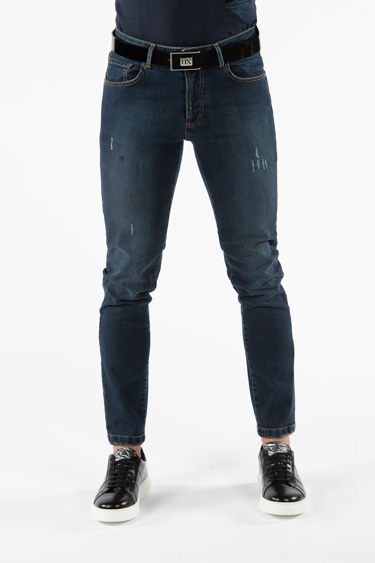 Jeans uomo graffiato