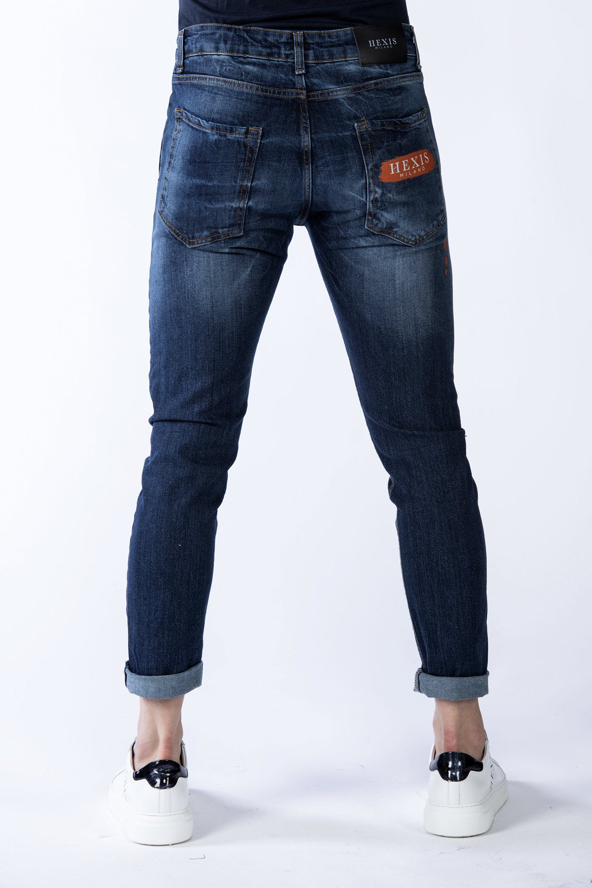 Jeans uomo tasca america back